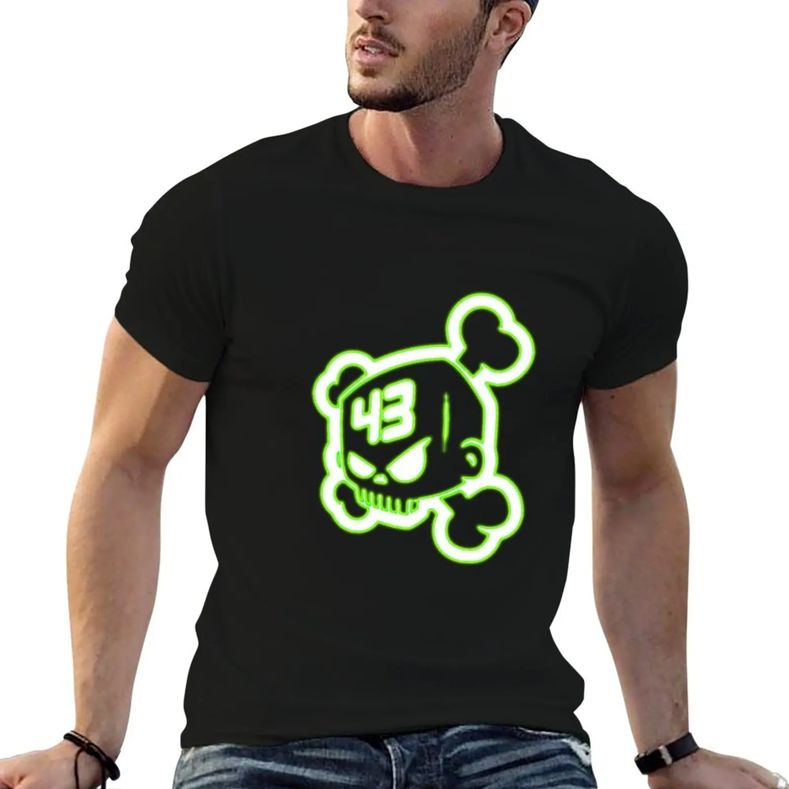 

Ken block (skull dc) T-Shirt t shirt man luxury black cotton t-shirt plain for man package T-Shirt