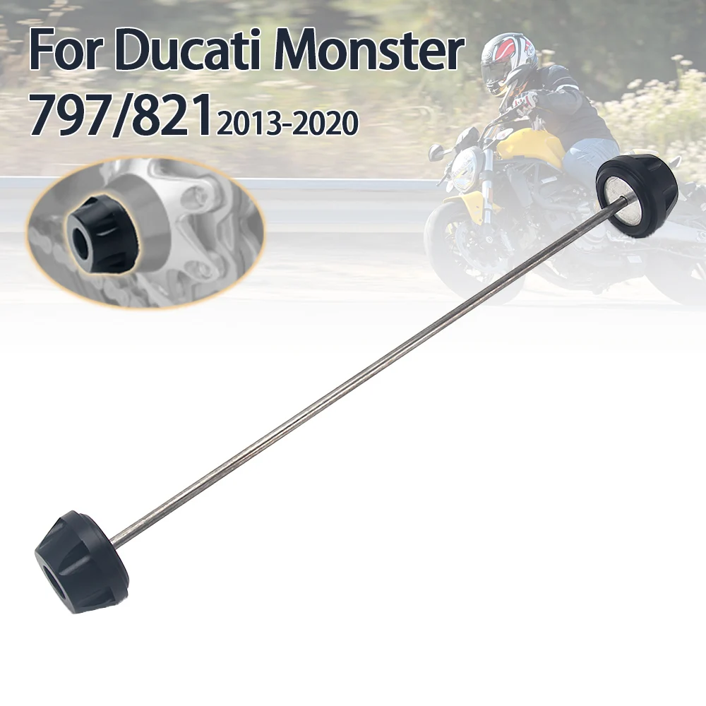 

Защита колеса мотоцикла для Monster 821, полоса, Stealth Dark 821, для DUCATI MONSTER, вилка заднего моста, слайдер, противоскользящие накладки