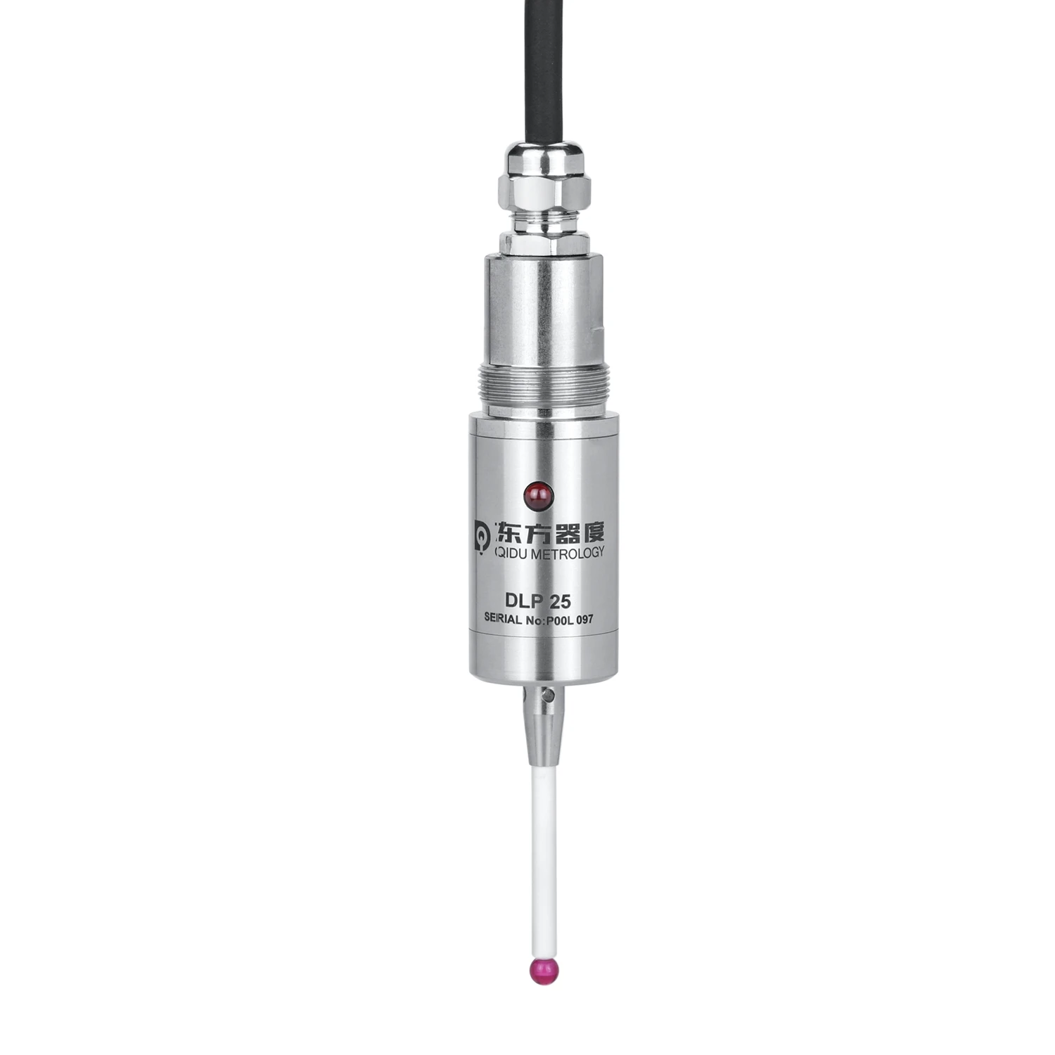 

CNC Lathe Touch Probe Measurement With Cable Connection