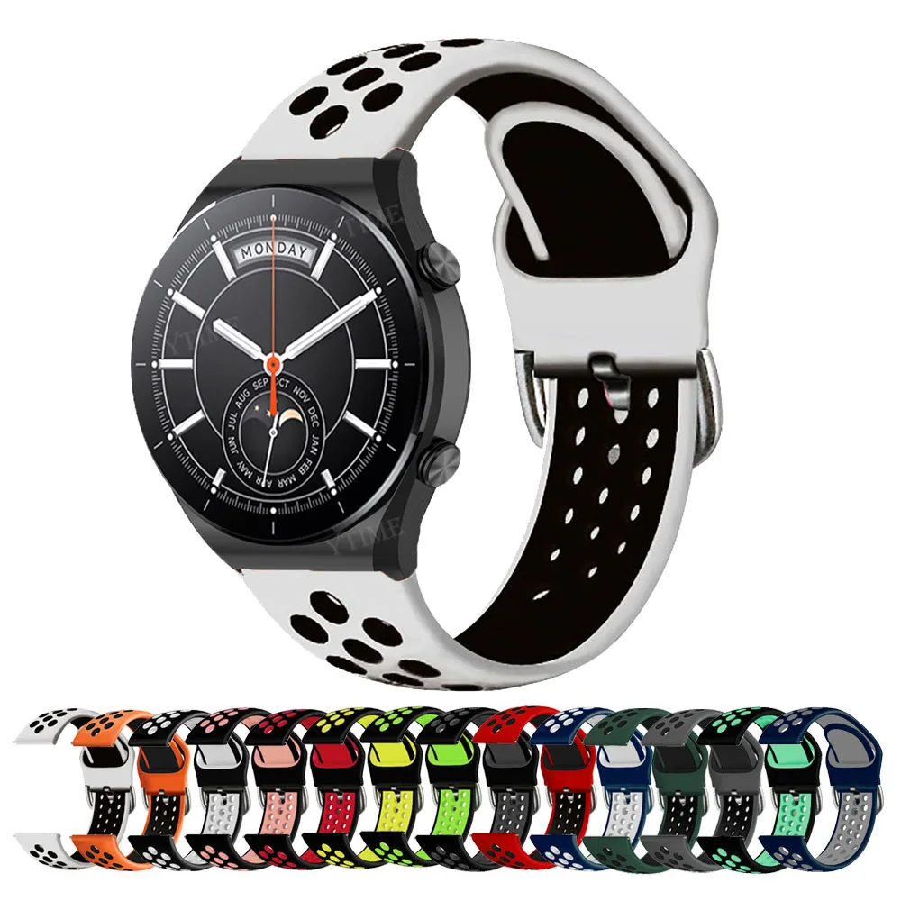 Strap For Xiaomi Watch S1 Active Strap Quick release Silicone Band Bracelet Watchbands For Xiaomi MI Watch Color 2 Wristband