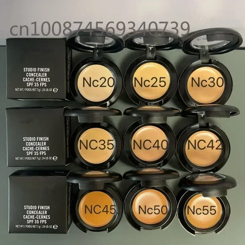

2pcs/lot Brand Studio Finish Concealer Cache - Cernes Spf 35 makeup concealer