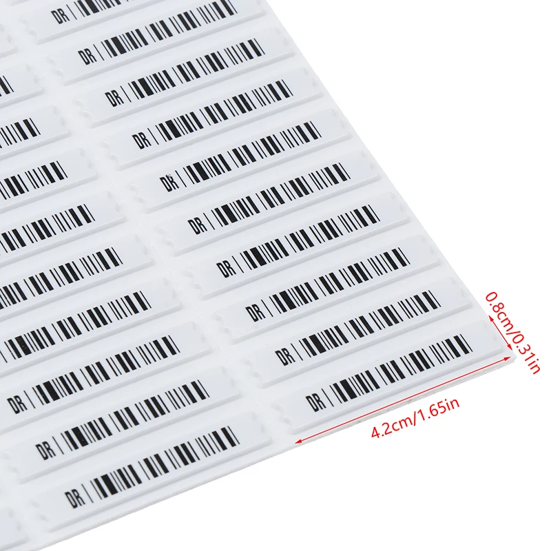 108 Pcs Acoustomagnetic Anti-theft Label Clothes Labels Stickiness Security Tags Sticker Heat Sensitive Plastic