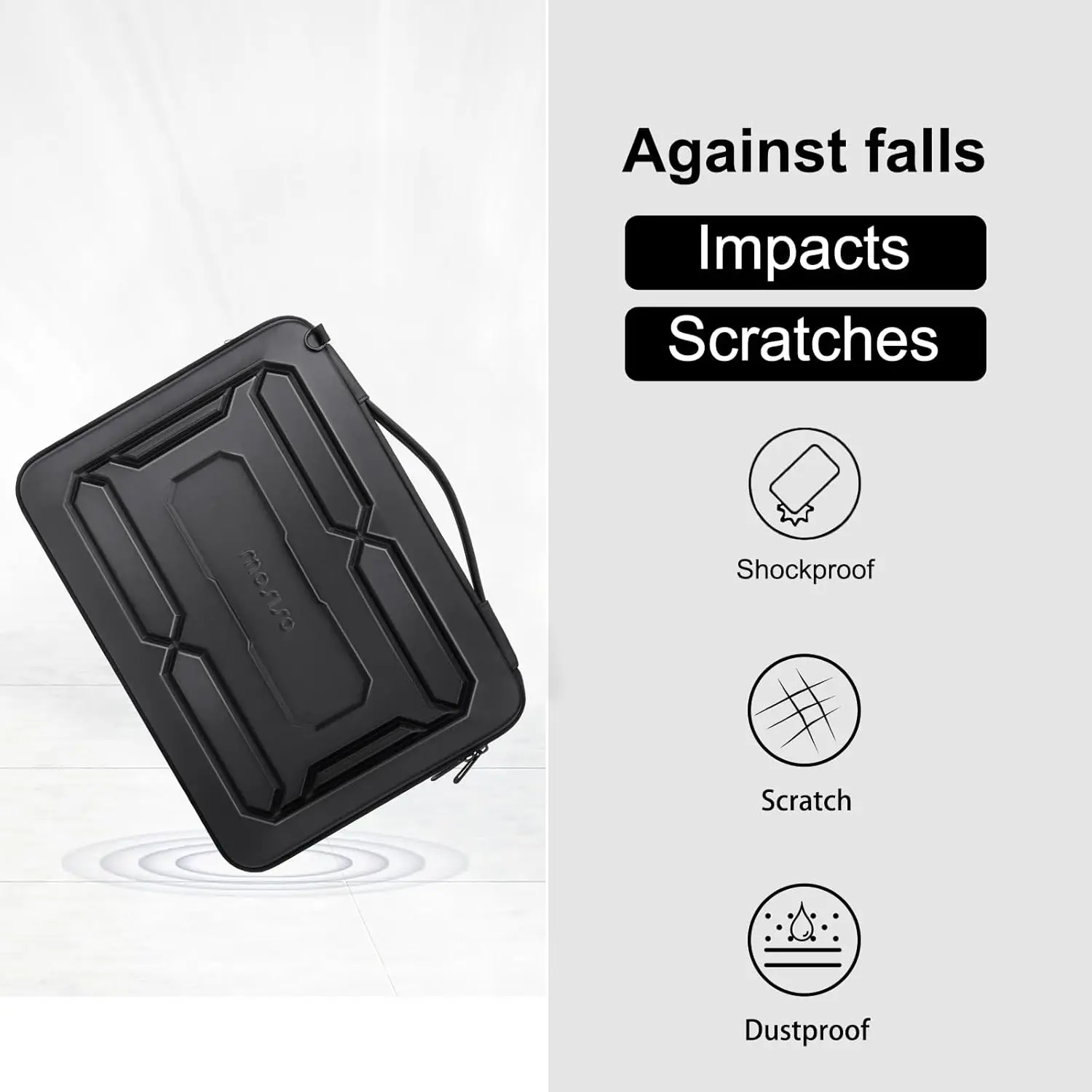 กระเป๋าใส่แล็ปท็อปแบบแข็งขนาด 15 15.6 16 นิ้ว กระเป๋าสะพายกันน้ำ กันกระแทก ทำจากวัสดุ EVA สำหรับ MacBook Air Pro