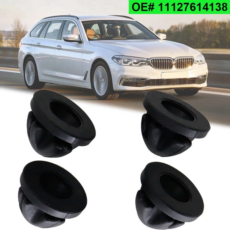 20PCS Car Hood Bumper Buffers 11127614138 For BMW 1 2 3 4 5 6 7 Series Engine Cover Rubber Mount Grommet Bush Bump Stop