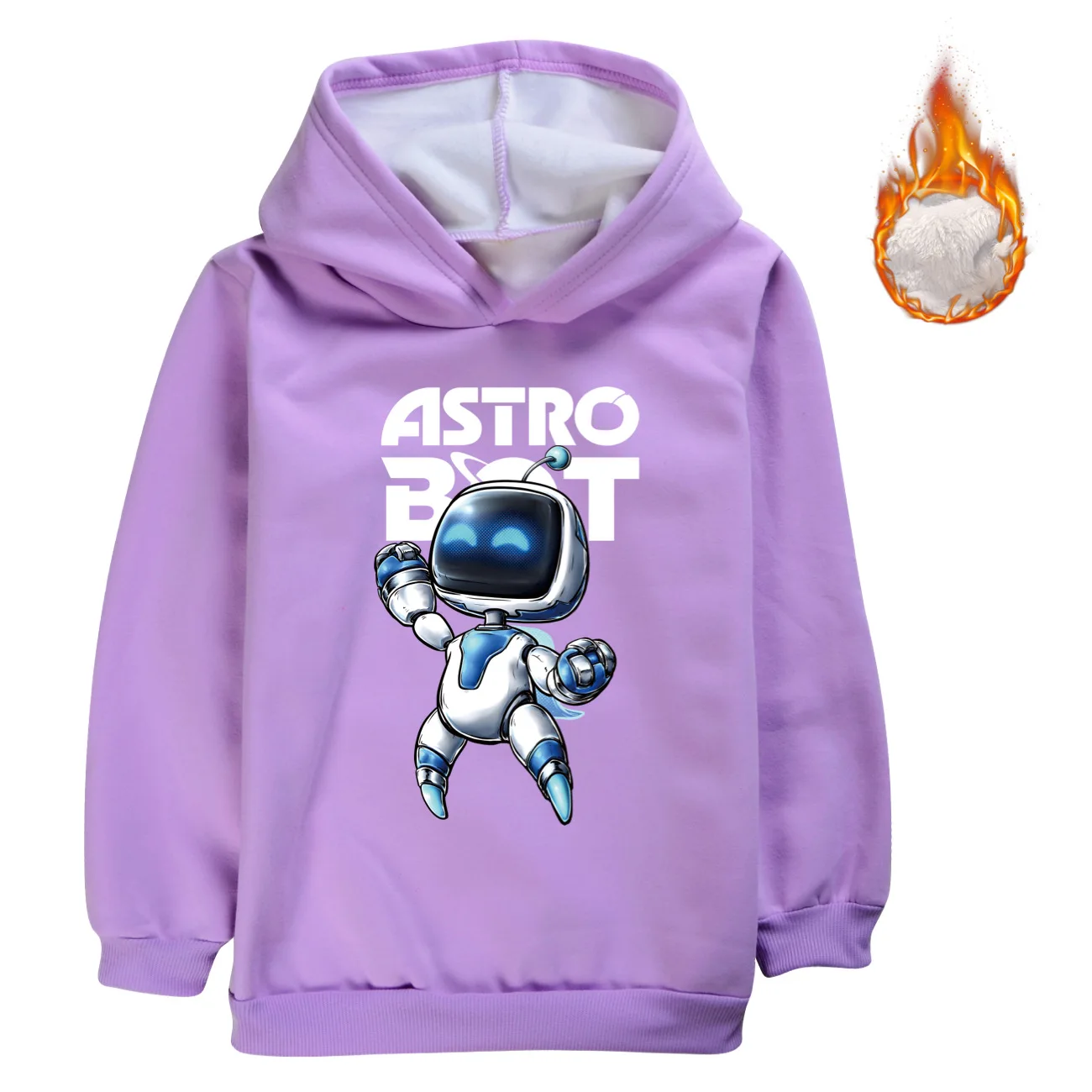 Game Astro Bot Hoodie Astrobot Comida Sweatshirts Kinderen Winterjassen Jongens Dikker Pluche Trui Hoodies Meisjes Cartoon Bovenkleding