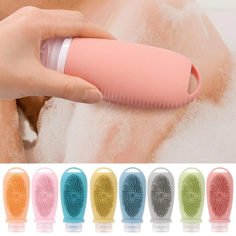 Food-grade Silicone Dispenser Lotion Travel Bottle Leak Proof Silicone Travel Bottles for Toiletries 100ml for Shampoo