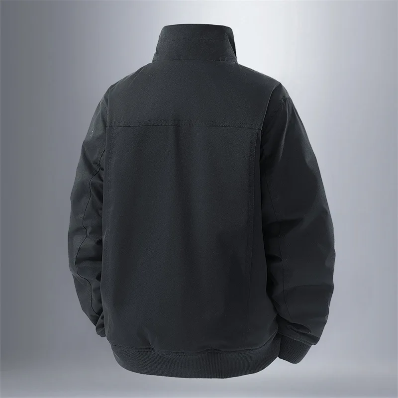 Men's Fleece Jacket Autumn Winter 2025 Warm Comfortable Skin-Friendly Soft Breathable Durable Outdoor Casual Coat for Men