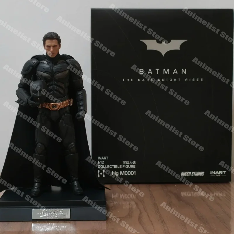 

IN STOCK Inart Batman Figure The Dark Knight Rises Bat Man Action Figurine 1/12 Statue Anime Original Collect Model Toy