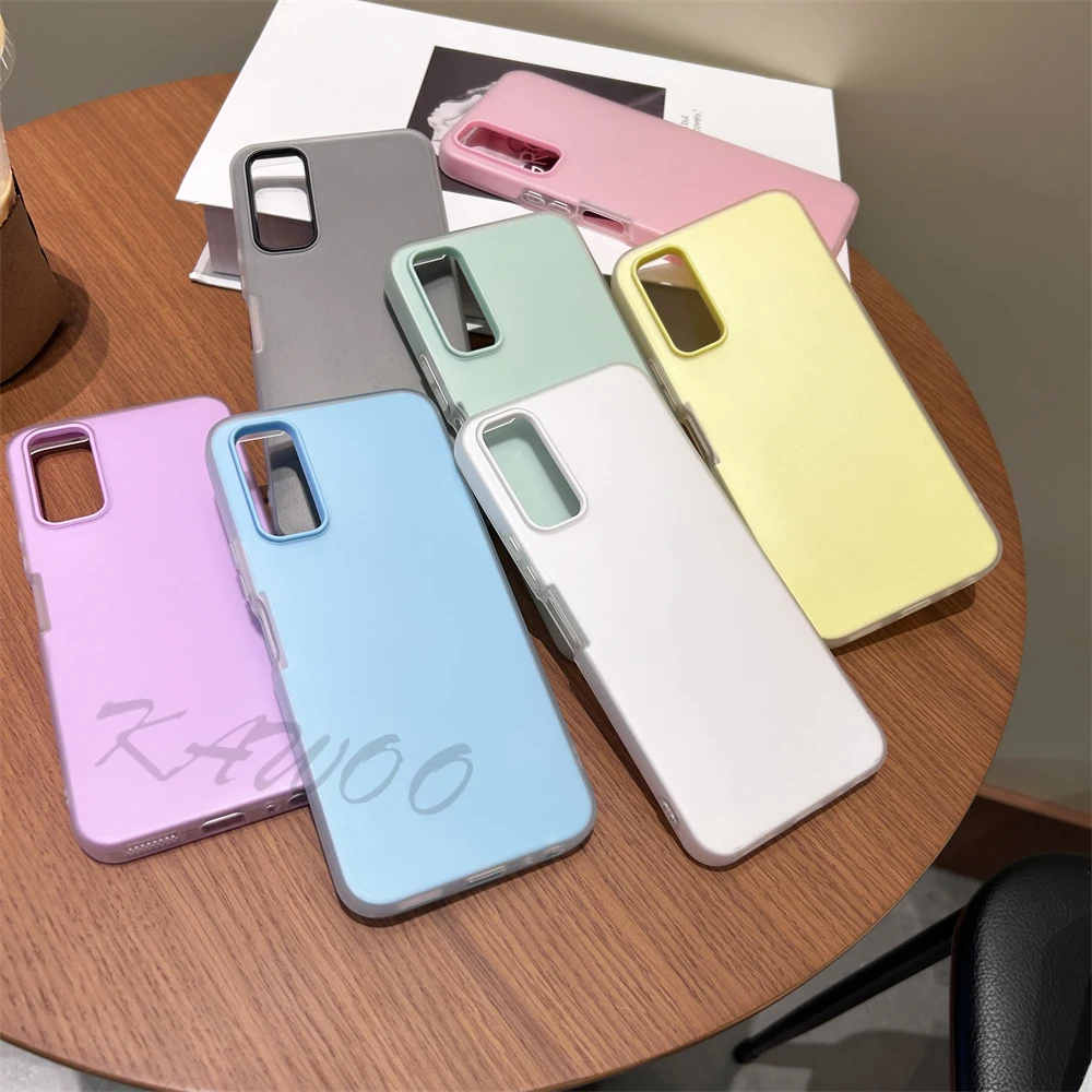 Funda Y20 Color gelatina 2 en 1 Funda de diseño para Vivo Y12S Y11 Y17 Y15A Y21 Y33S 4G Y02 Y16 Y01 Y02 Y02A Funda de teléfono a prueba de golpes
