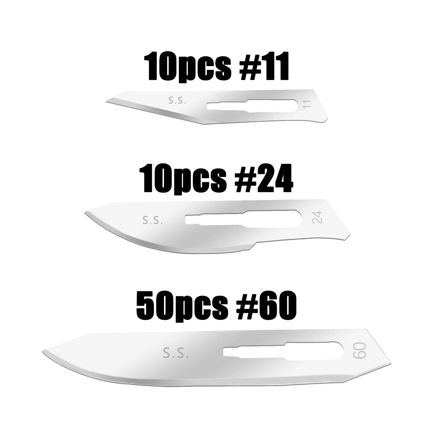 

Stainless steel blade combination