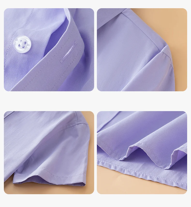 Luxuriöses Kinder-Hochzeitsset für Mädchen, Hemd und Hose für Jungen, lila Party-Outfits, Anzug, Kinder-Schuluniform, formelle Kleidung – Detail 11