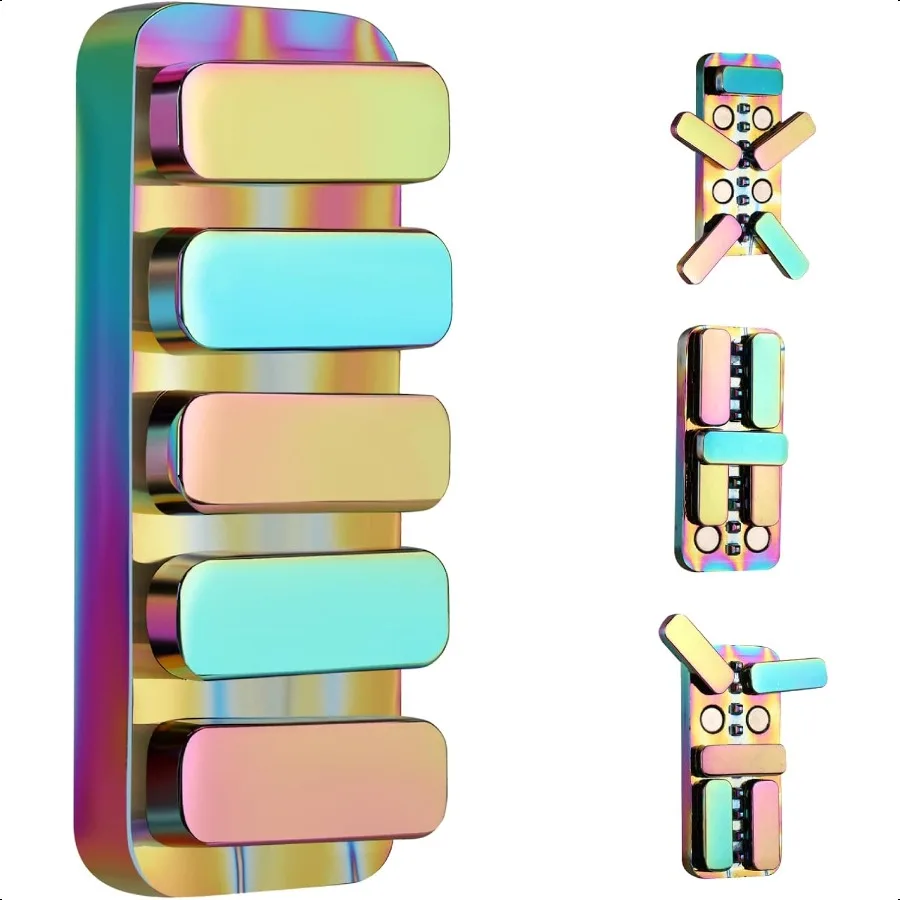 

Игрушки-непоседы для взрослых, креативный магнитный кликер Haptic Fidget с 3-мя уровнями шума, LoudQuiet EDC, игрушки-непоседа для взрослых, офисный Cl