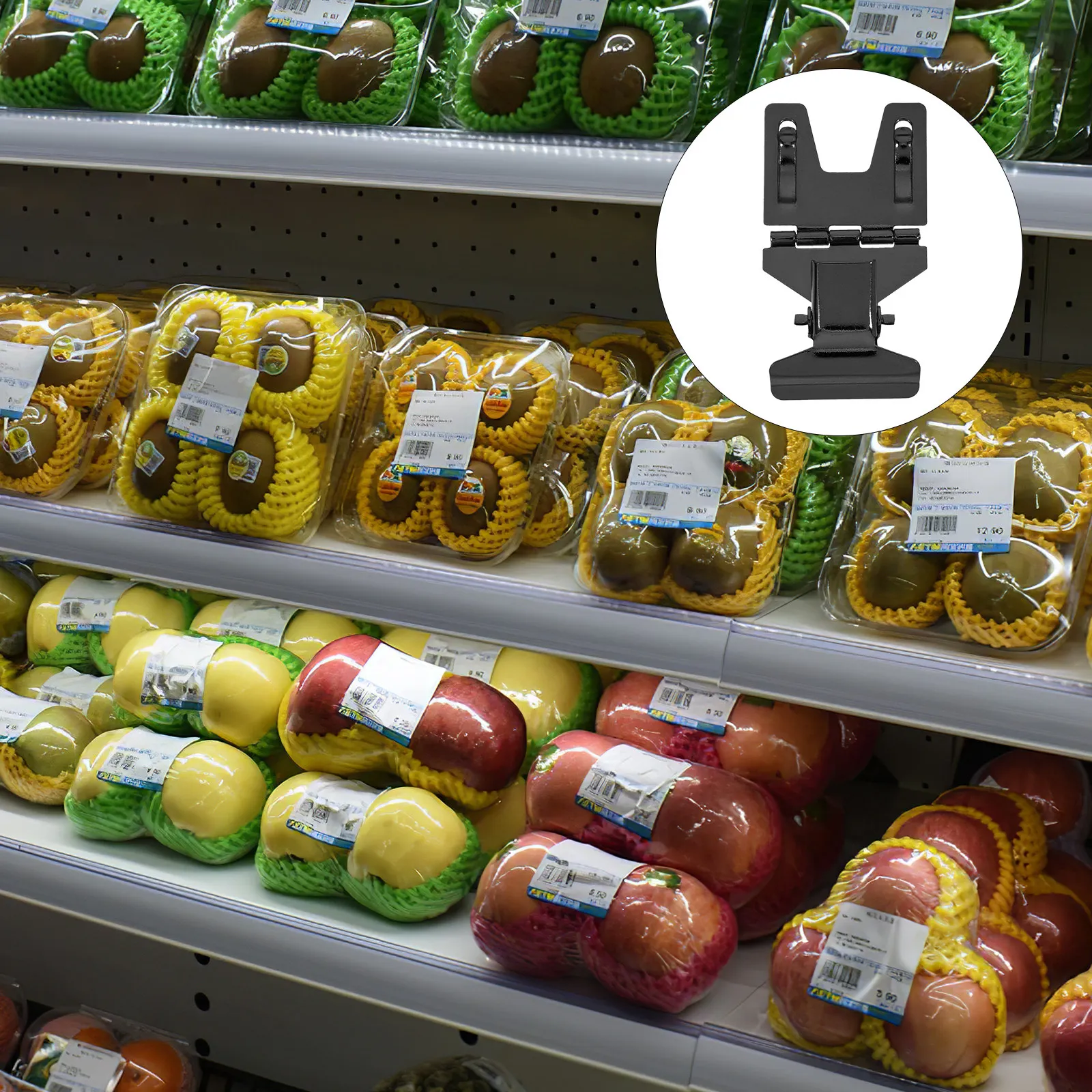 

10 шт. высококачественных зажимов из нержавеющей стали для ценников, этикеток, рекламных вывесок на полках в розничных магазинах, супермаркетах, пекарнях