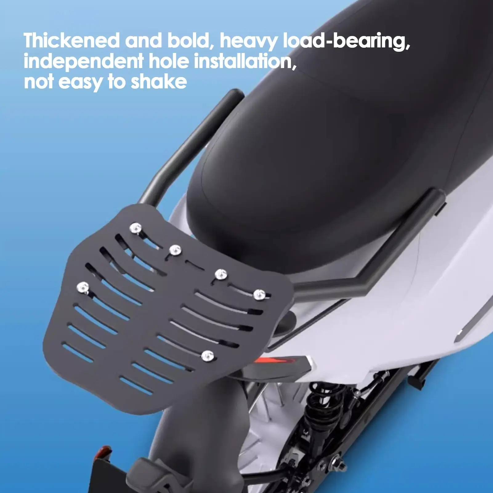 

Motorcycle Luggage Rack Multipurpose Adjustable Luggage Rack Wear-Resistant Trunk Rack stable storage Accessories for Daily Life