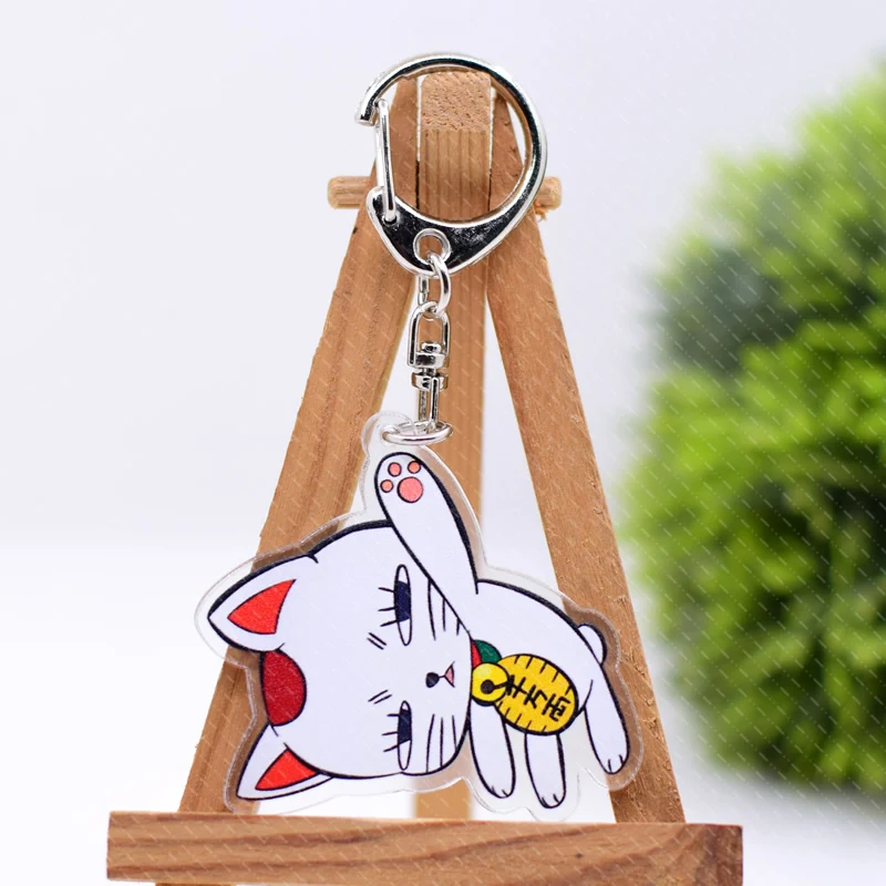 6 Styles Dandadan Arcylic Keychain Cartoon Figures Keyrings Anime Key Chain Accessories