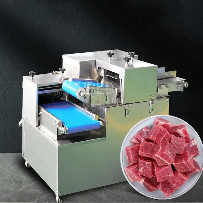 Commercial Fully Automatic Meat Chopper Multi-Functional Dicing Machine for Chicken Pork Beef One-Step Molding