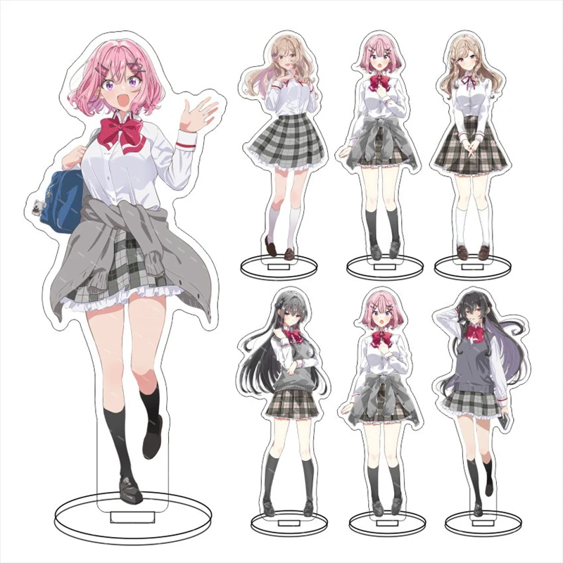 

Anime There's No Freaking Way I'll be Your Lover! Unless Acrylic Stand figure Stand Plate Cosplay Prop Decor Cartoons present