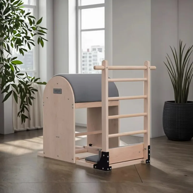 YTYIN Hot Selling Oak Pilates Reformer Set Customizable Leather Color Reformer Yoga Studio Pilates Machine