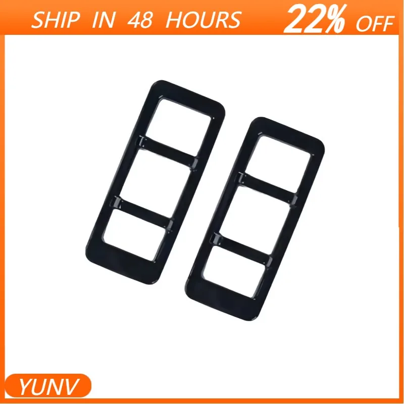 YUNV Car Rear Fog Light Protector Cover Fit for GWM Tank 300 Hi4-T 21-25 Modified Car Rear Fog Light Protection Frame Upgrade Pa