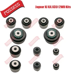 12 Pieces Front Suspension Control Arm Bushing Kits For Jaguar XF X250 XJ X350 XJ XJL X351 Rear Drive 2WD