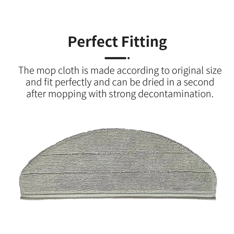 Xiaomi Mijia mjstpおよびMjst1s用のスペアパーツ,自動掃除と掃除用のモップクロス