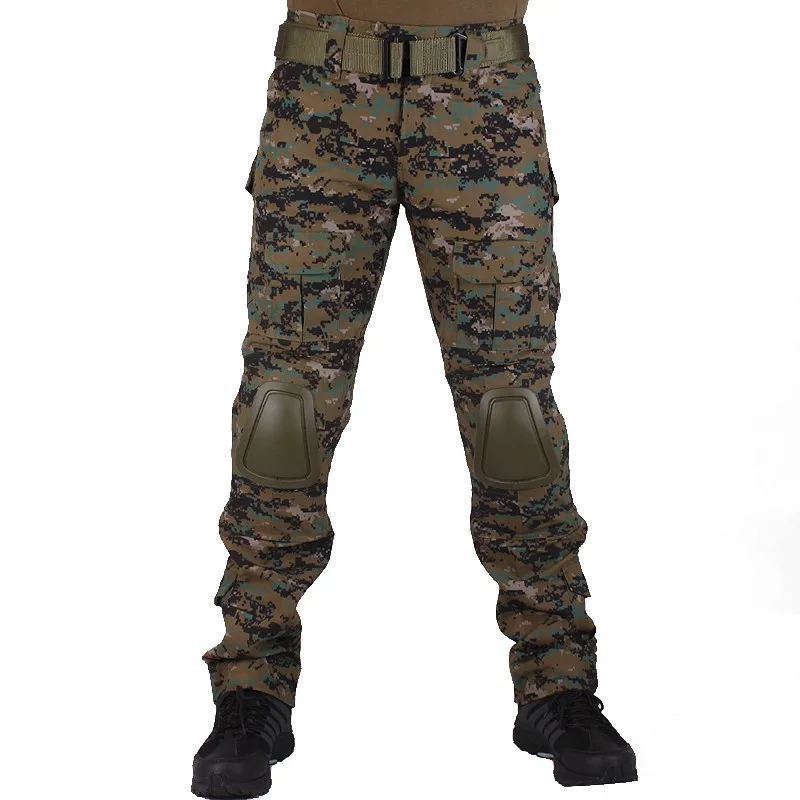 Imagem -05 - Woodland Jungle Camouflage Hunting Clothes For Homem Conjunto Uniforme Tático Treinamento ao ar Livre Airsoft Combat Camisa Bdu Terno de Calça