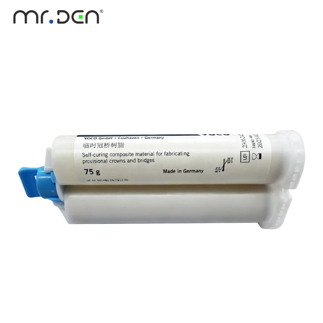 VOCO Structur 2 SC Self Curing Dental Resin Temporary Material - Auto Mix Cartridge for Crown Bridge Inlays Onlays Lab Supplies view 2