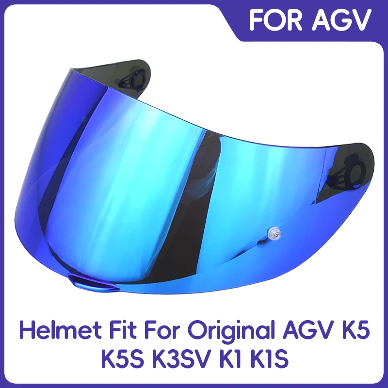 Fit For Original AGV K5 K5S K3SV K1 K1S Plated Helmet Glass  Motorcycle Accessories Motorcycle Wind Shield Helmet Visor