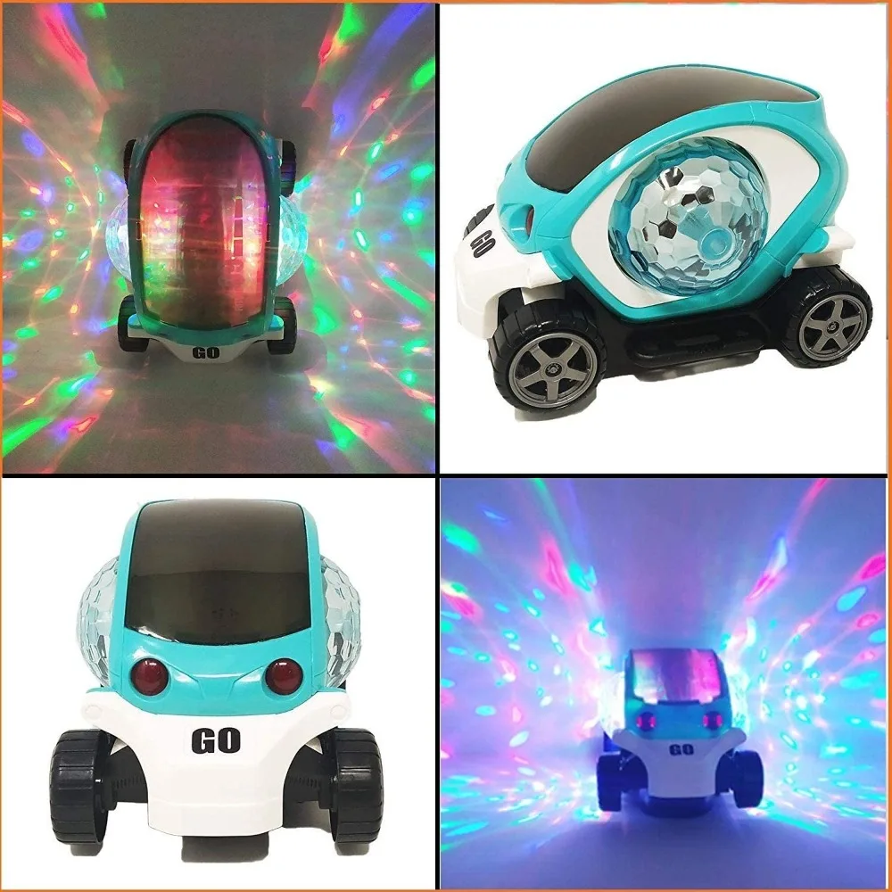 Rotating Car Vehicle Toy 360° Flips with Lights Music Automatic Electric Car Toys for Toddlers Boys Girls Birthday Gift for Kids
