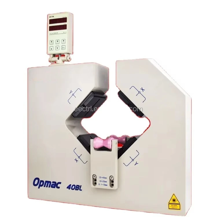 OPMAC 40BL3 Größeninspektor, Messung der Kupferstreifengröße