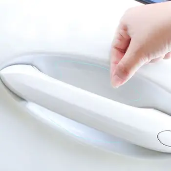 8片裝TPU汽車門碗防刮貼紙透明門碗把手保護貼紙漆面保護膜汽車配件貼花 10 最佳銷售 車門貼紙 - №1