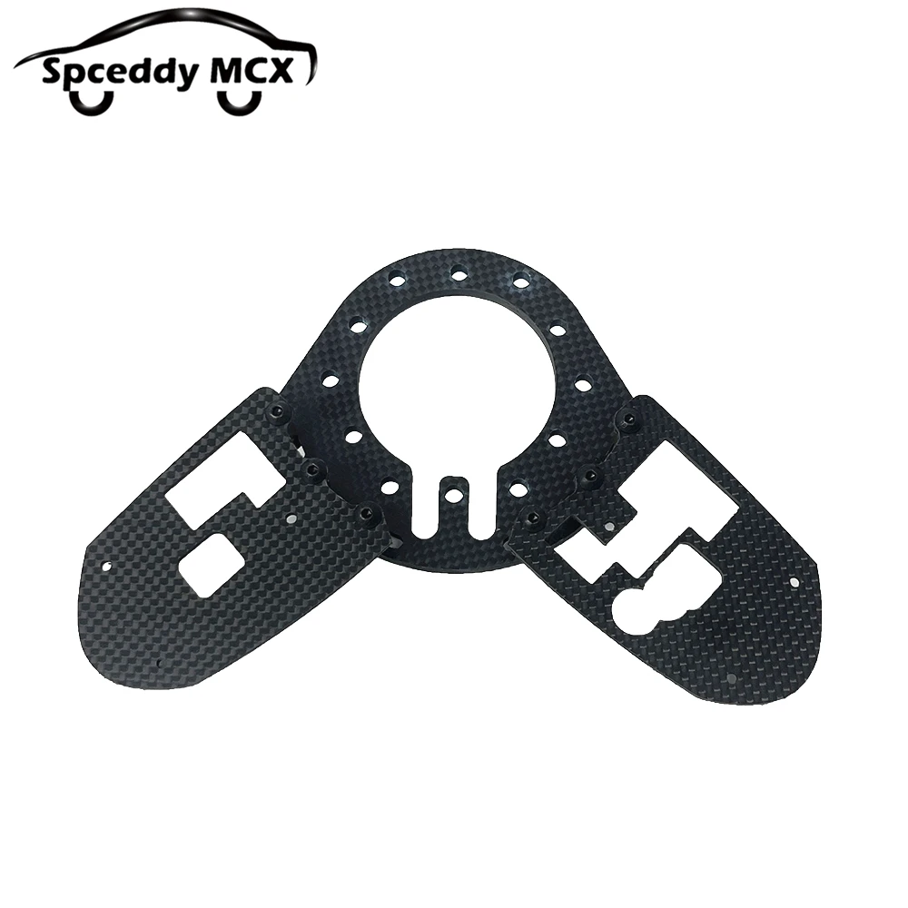 Spceddy MCX Car Steering Wheel Real Carbon Fiber Bracket For BMW 3Series F35 F80 F10 F16 F25 F30 M3 M5 X6 X3