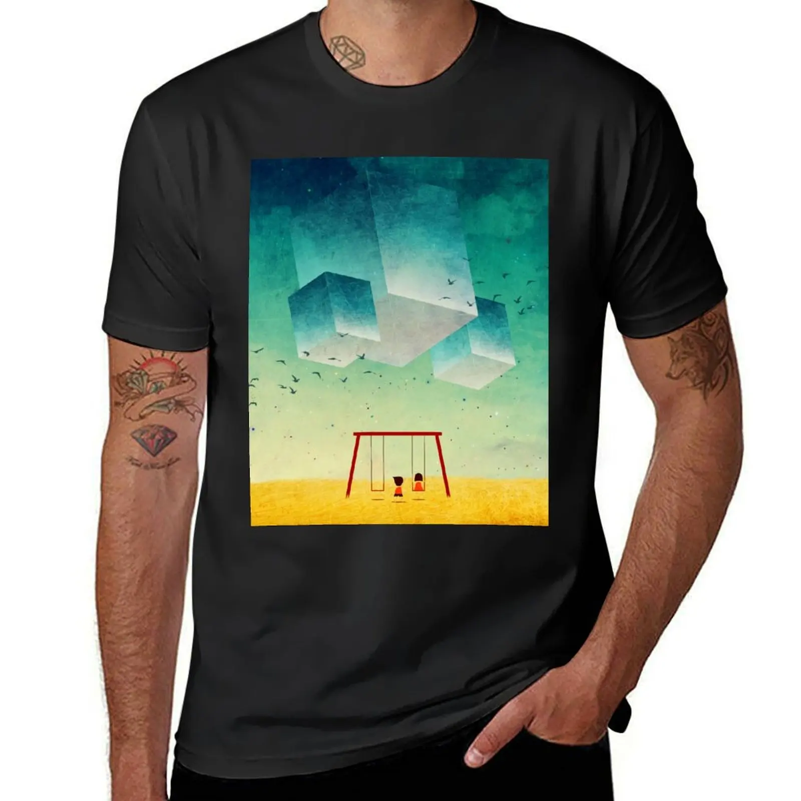 They're Coming (The Cubes) T-Shirt cute clothes quick-drying plain t shirts men