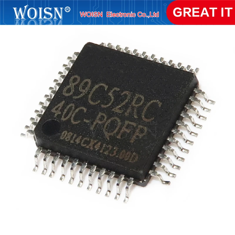 1PCS STC12C5A60S2-35I-LQFP48 89C52RC-40C-PQFP44 89C52RC-40I-LQFP44G 89C54RD+40C-LQFP44G 89C54RD+40I-LQFP44G 89LE58RD+40I-LQFP44