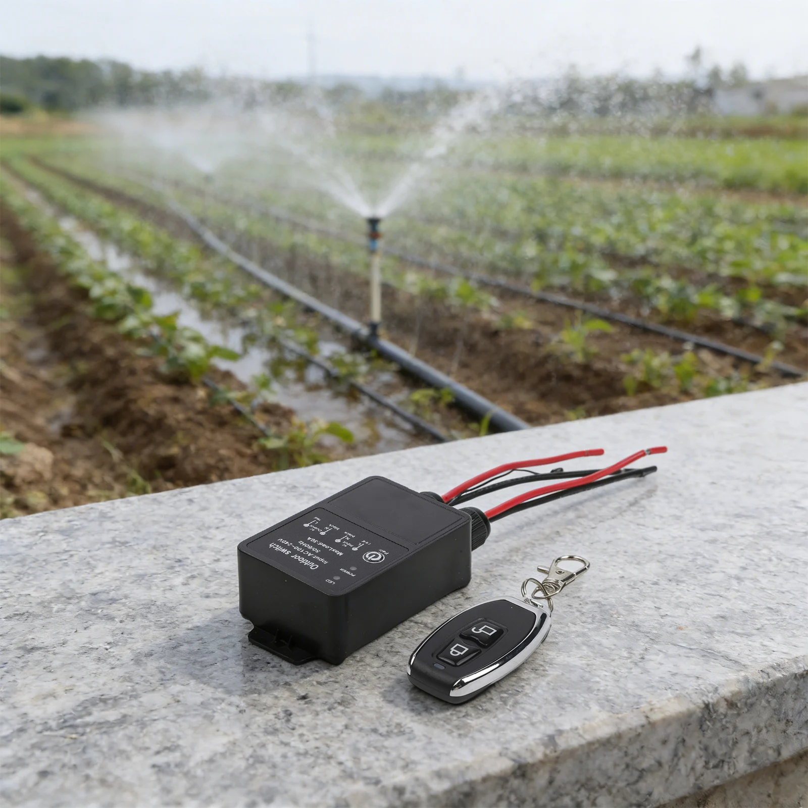 

Радиоуправляемый выключатель 30A, черный, корпус из ABS-пластика, IP65, стабильная передача сигнала, защита от помех, всестороннее кодирование.