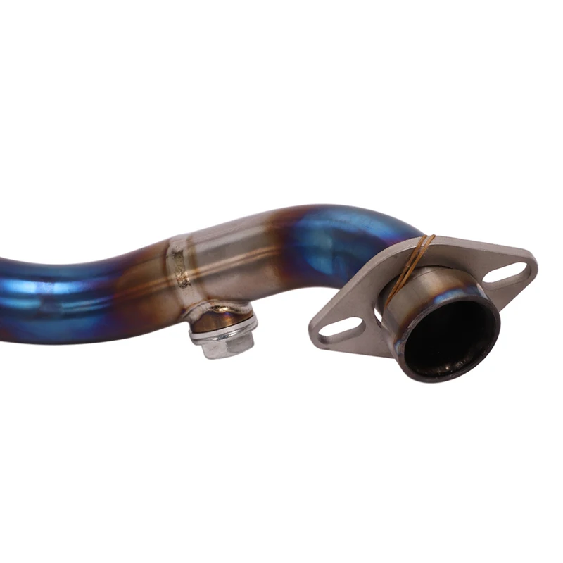 Titanium Alloy For Yamaha BWS 125 CYGNUS-X 125cc Motorcycle Exhaust Systems Modified Connect Link Tube Front Link Pipe Muffler