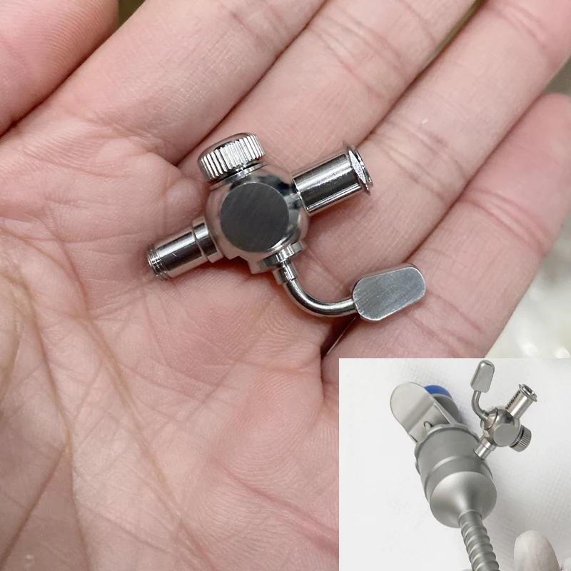 Medical Endoscope, Valve for Trocar, Ureteroscope Valve Nut Stainless Steel Connector