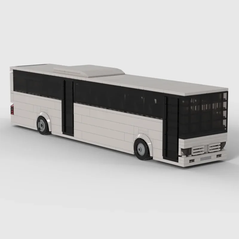 

645PCS Moc City Traffic Car Passenger Bus Station Single-Deck Public Set Figures Model Building Blocks toy for Boys present