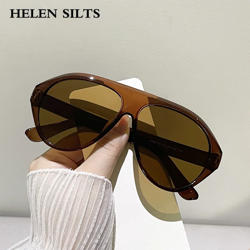 

Vintage Big Frame One Piece Square Sunglasses Women Luxury Brand Designer Sun Glasses Men Punk Popular Leopard SunglassesUV400