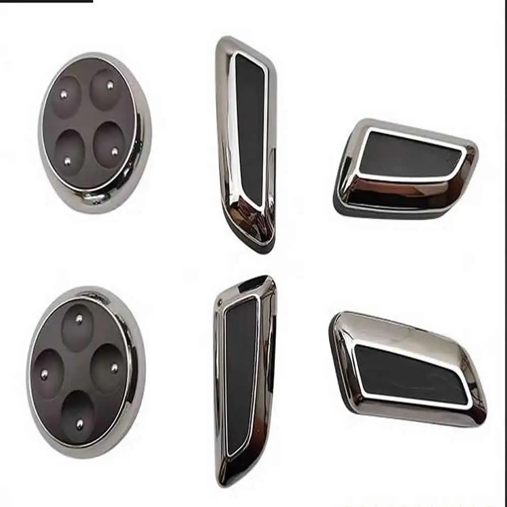 For Audi A3 A4 A5 A6 Q3 Q5 /VW /Tiguan New 6pcs/lot Chromed Seat Adjustment Switch Cover Trims