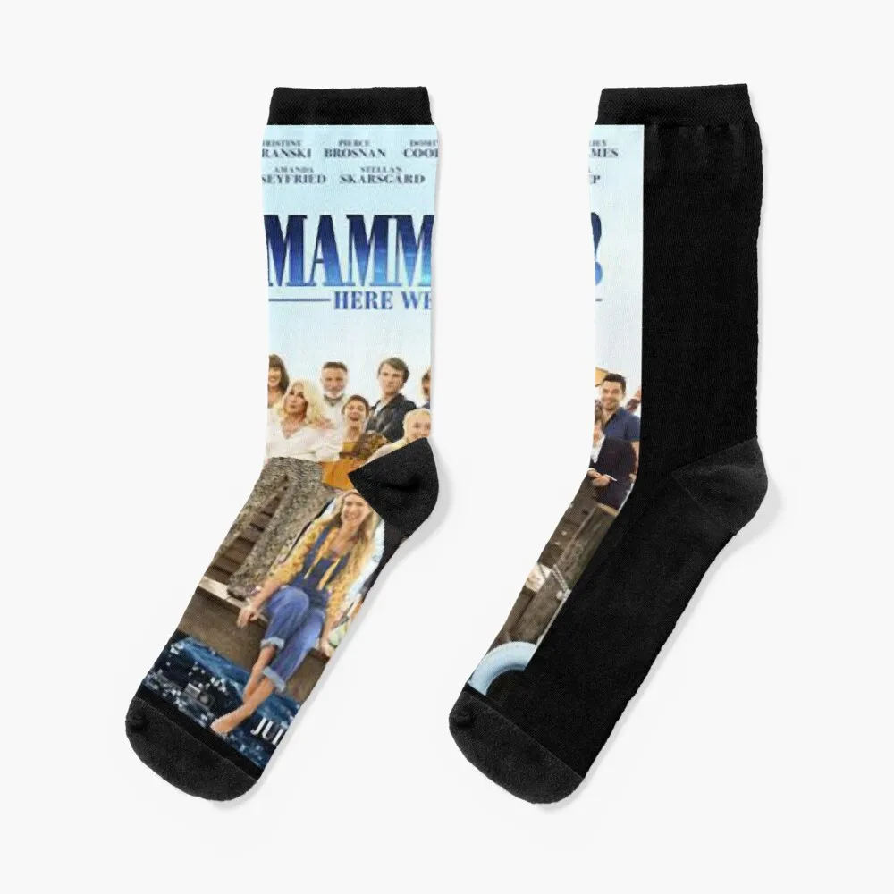 

Beautiful Model Mamma Romantic Musical Mia Drama Gifts Music Fan Socks Anti-Slip Socks Man Happy Socks