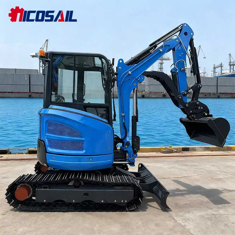 حفارة زاحفة صغيرة عالية الجودة متوافقة مع EPA مثالية لبستان البناء وتربية الحيوانات #1