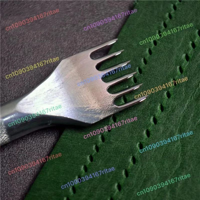 

One Pieces 3MM/4MM/5MM 10061 Olive Diamond Prong Chisel, Precision Ground for Sharp Leather Punching & DIY Polishing