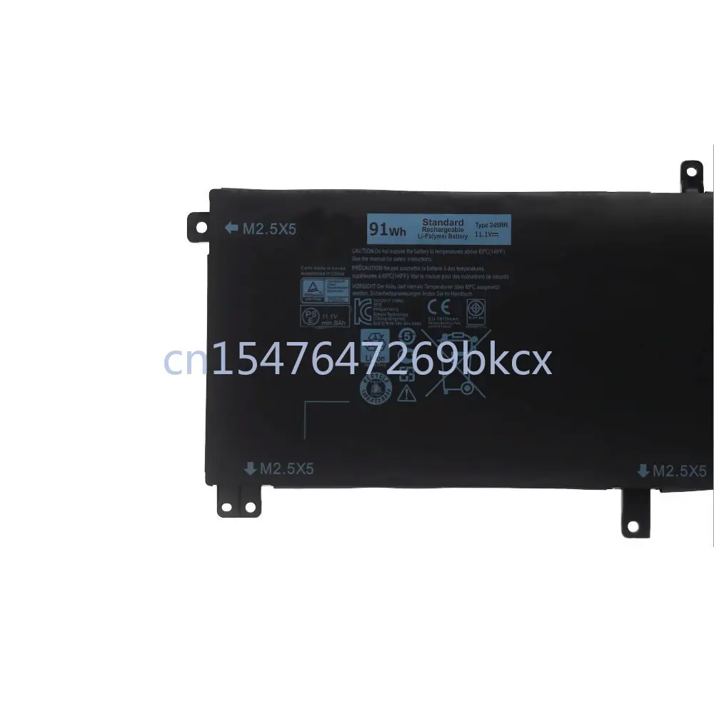 High Quality NEW 11.1V 91WH 245RR Laptop Battery For XPS 15 9530 9535 Precision M3800 TOTRM H76MV 7D1WJ