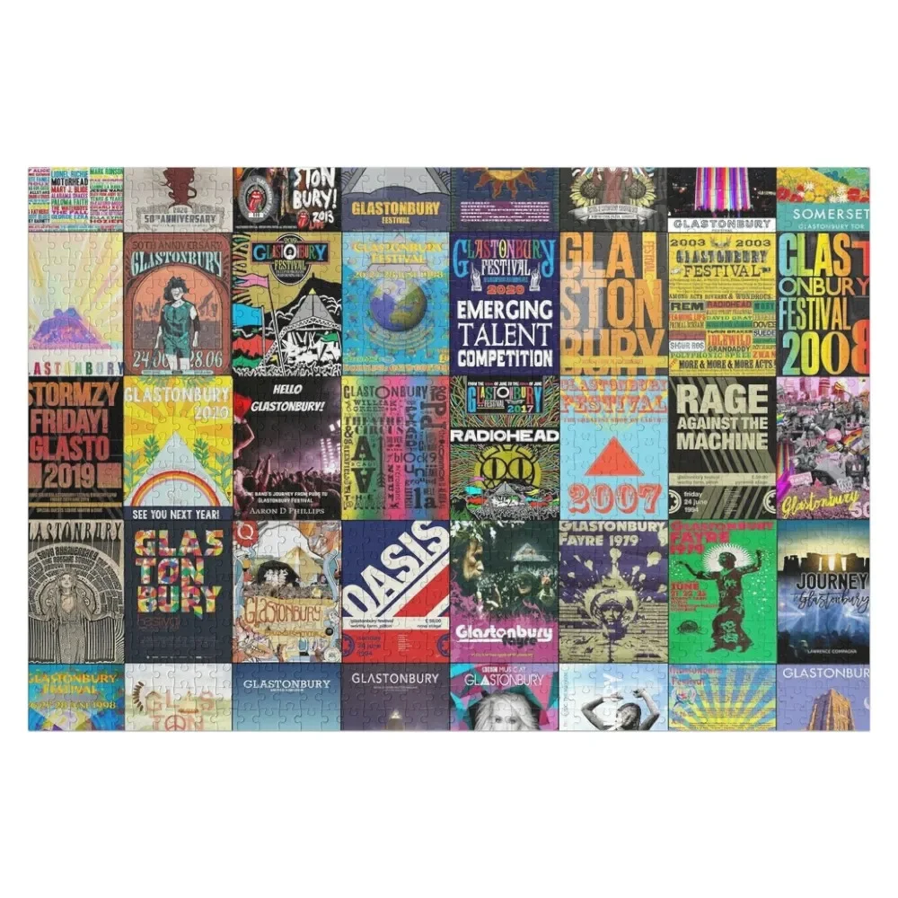 Glastonbury Festival Jigsaw Puzzle Jigsaw Custom Custom Gift Puzzle