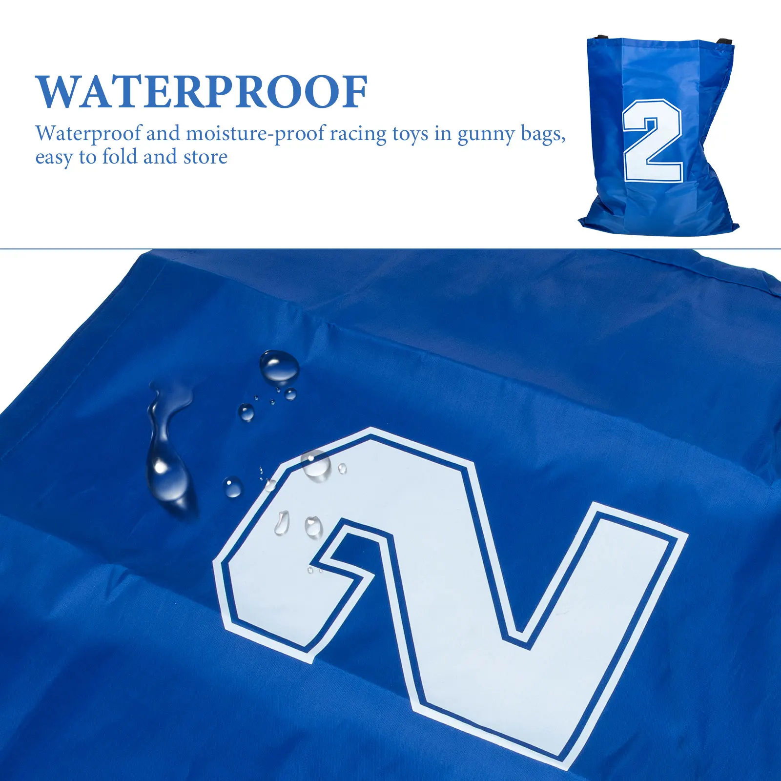 

4pcs Sack Bags Kids Outdoor Prop For Carnival Party Fun Lightweight Foldable Interactive Field Race Bag For