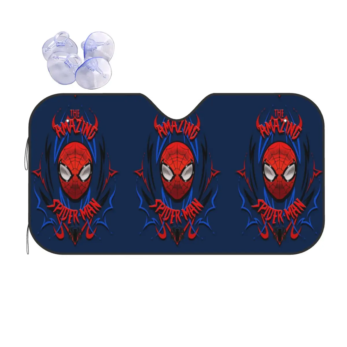 

Изготовленный на заказ солнцезащитный козырек на лобовое стекло «Человек-паук», складной светоотражающий солнцезащитный козырек для супергероя, козырек на переднее окно