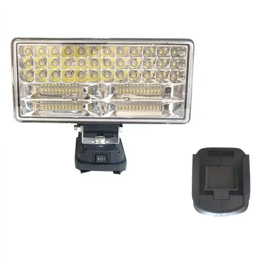 Rotatable LED Work Light For Makita Dayi Battery Powered Floodlight Camping Fishing Emergency Maintenance Lighting Tool