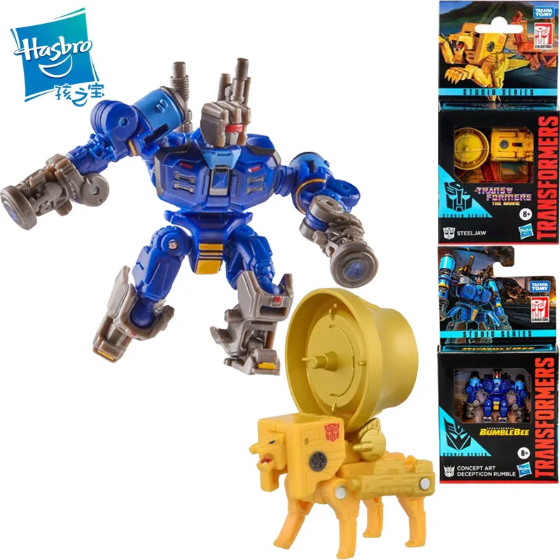Takara tomy hasbro estúdio série núcleo bumblebee conceito arte decepticon rumble o filme steeljaw 3.5 polegadas figura de ação brinquedo
