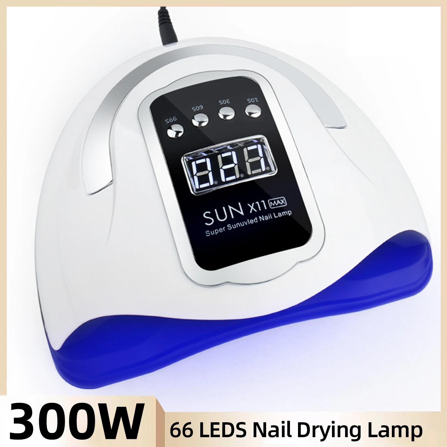 

66 LED UV Lamp For Nails Gel Polish Nail Drying Lamp With Smart Sensor Gel Lamp For Manicure Machine Nail Art Salon Equipment